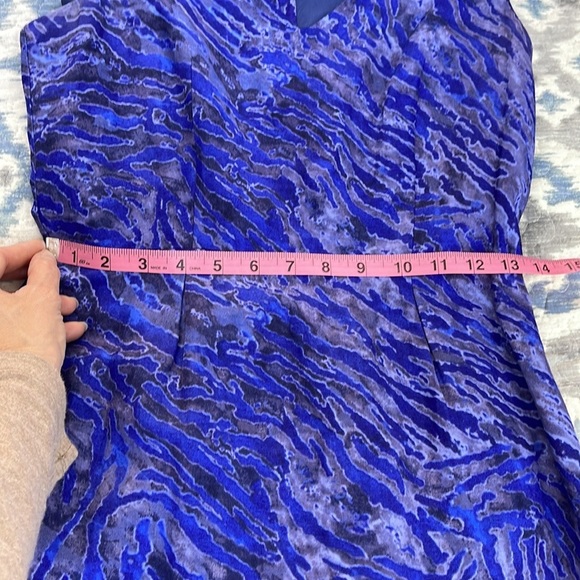 💕Beautiful Blue Banana Republic No Sleeve Sheath Dress💕 - Picture 9 of 11